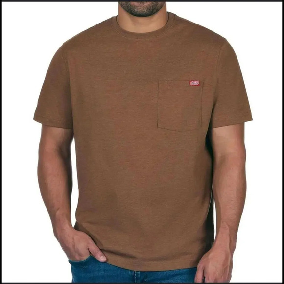 Coleman Men's Rugged Workwear Short Sleeve Pocket Tee Size XXL NWOT - Picture 1 of 12